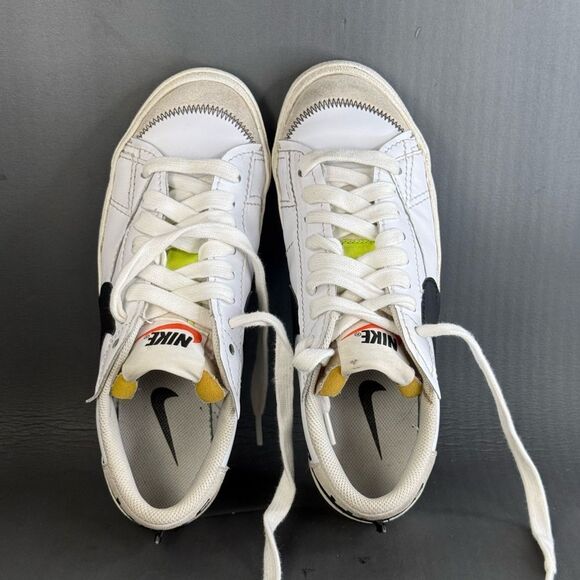 Nike Blazer Low 77 Jumbo White Black Sail athletic sneaker shoes men’s size 9.5 main image 4